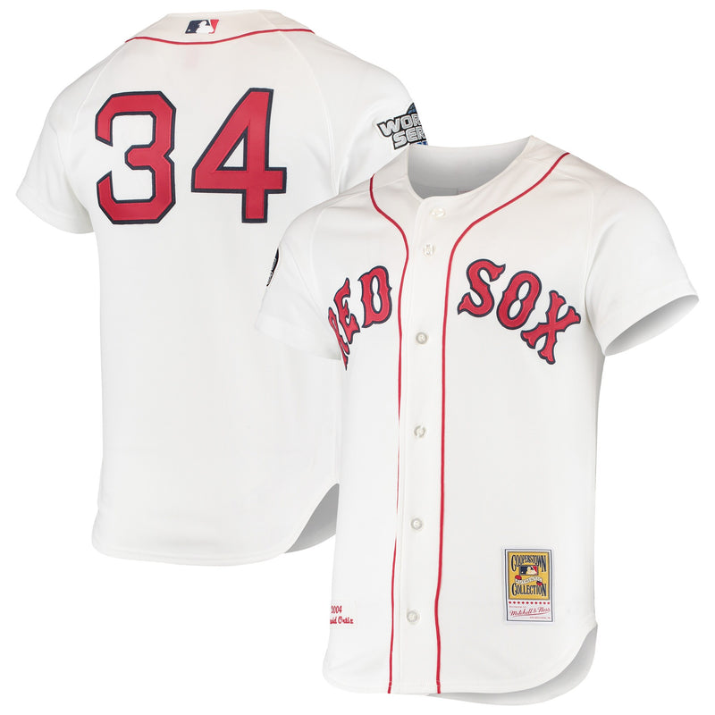 Boston Red Sox David Ortiz White jersey – view 1