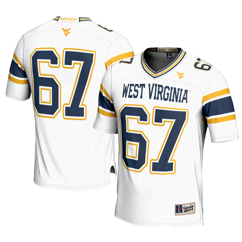 West Virginia Mountaineers White jersey – view 1