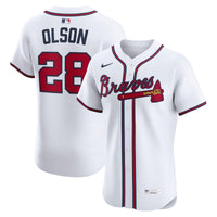 Atlanta Braves Matt Olson White jersey – view 1