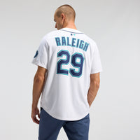 Seattle Mariners Cal Raleigh White jersey – view 4