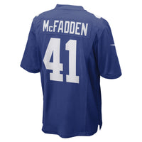 New York Giants Micah McFadden Royal jersey – view 4