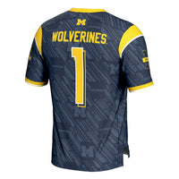 Michigan Wolverines GameDay Greats Navy jersey – view 4