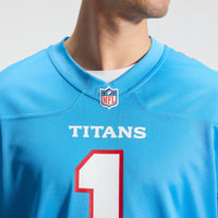Tennessee Titans Cameron Ward Blue jersey – view 10