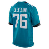 Jacksonville Jaguars Ezra Cleveland Teal jersey – view 3