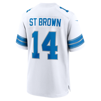 Detroit Lions Amon-Ra St. Brown White jersey – view 8