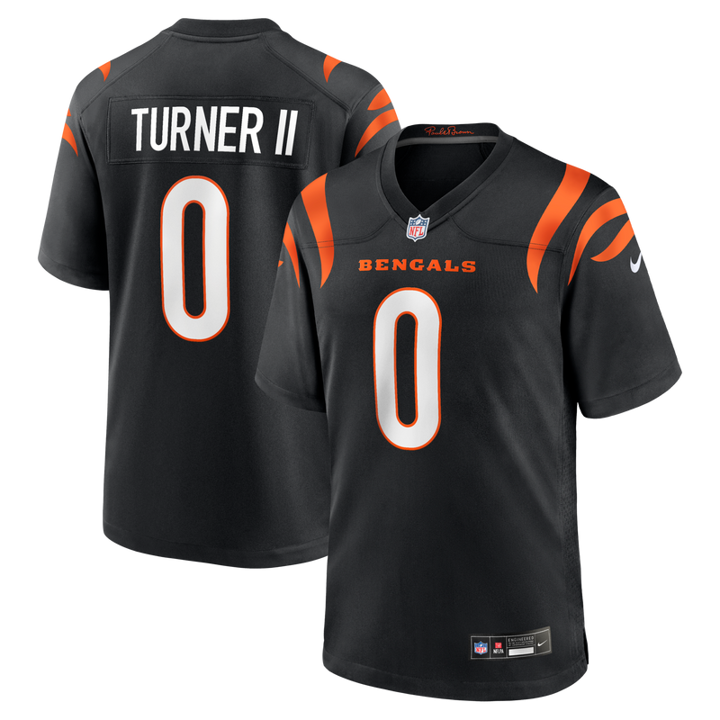 Cincinnati Bengals DJ Turner II Black jersey – view 1