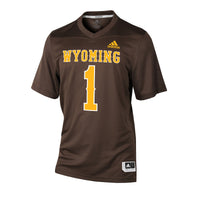 adidas Brown Wyoming Cowboys jersey – view 3