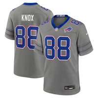 Buffalo Bills Dawson Knox Gray jersey – view 2