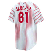 Philadelphia Phillies Cristopher Sanchez White jersey – view 4