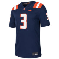 Illinois Fighting Illini Navy jersey – view 3
