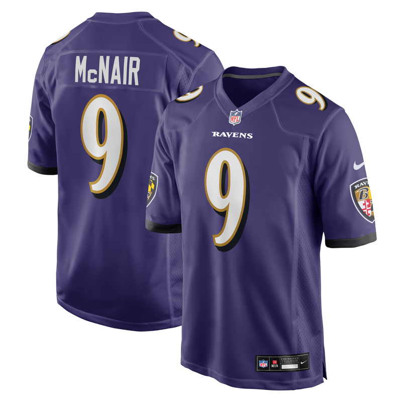 Baltimore Ravens Steve McNair Purple jersey – view 1