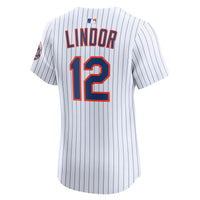 New York Mets Francisco Lindor White jersey – view 4
