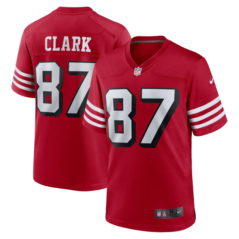 San Francisco 49ers Dwight Clark Scarlet jersey – view 1
