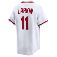 Cincinnati Reds Barry Larkin White jersey – view 4