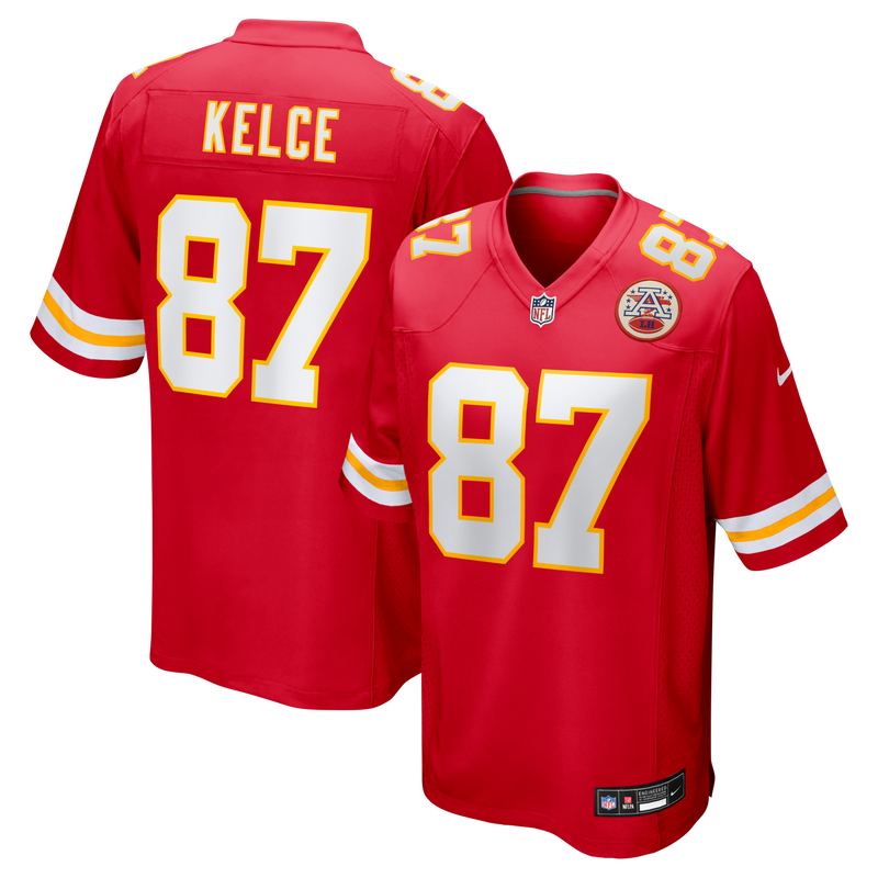 Kansas City Chiefs Travis Kelce Red jersey – view 1