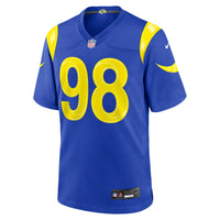 Los Angeles Rams Jaxson Moi Royal jersey – view 3