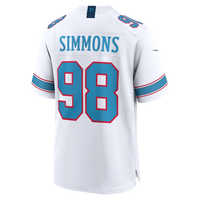 Tennessee Titans Jeffery Simmons White jersey – view 4