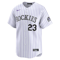 Colorado Rockies Kris Bryant White jersey – view 3