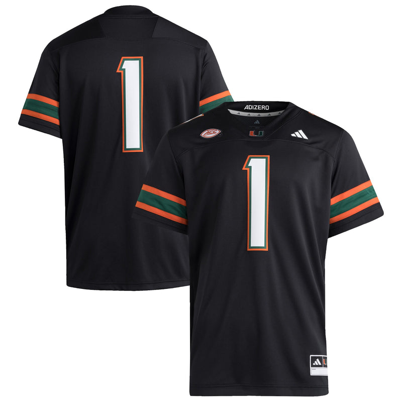 Miami Hurricanes Black jersey – view 1