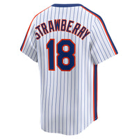 New York Mets Darryl Strawberry White jersey – view 4