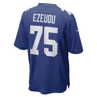 New York Giants Joshua Ezeudu Royal jersey – view 4