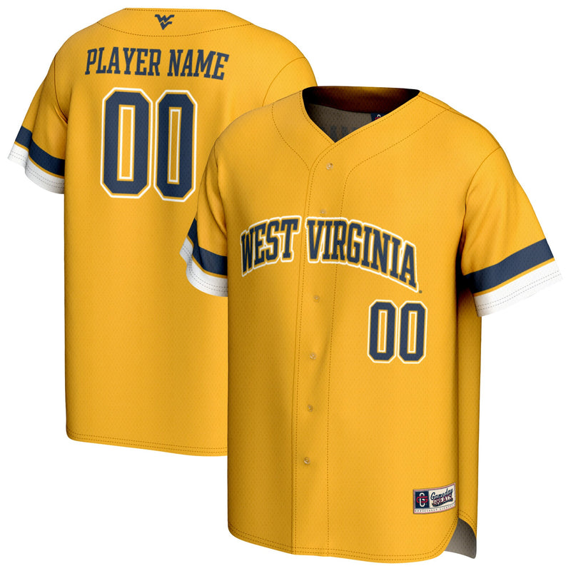 West Virginia Mountaineers GameDay Greats Gold jersey – view 1