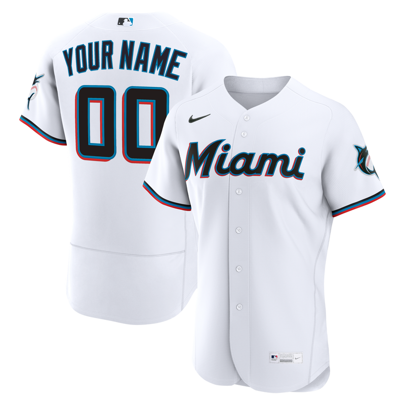 Miami Marlins White jersey – view 1