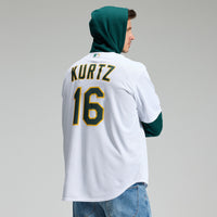 Athletics Nick Kurtz White jersey – view 6