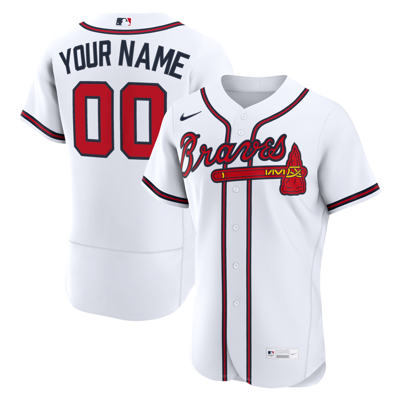 Atlanta Braves White jersey – view 1