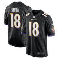 Baltimore Ravens Roquan Smith Black jersey – view 1