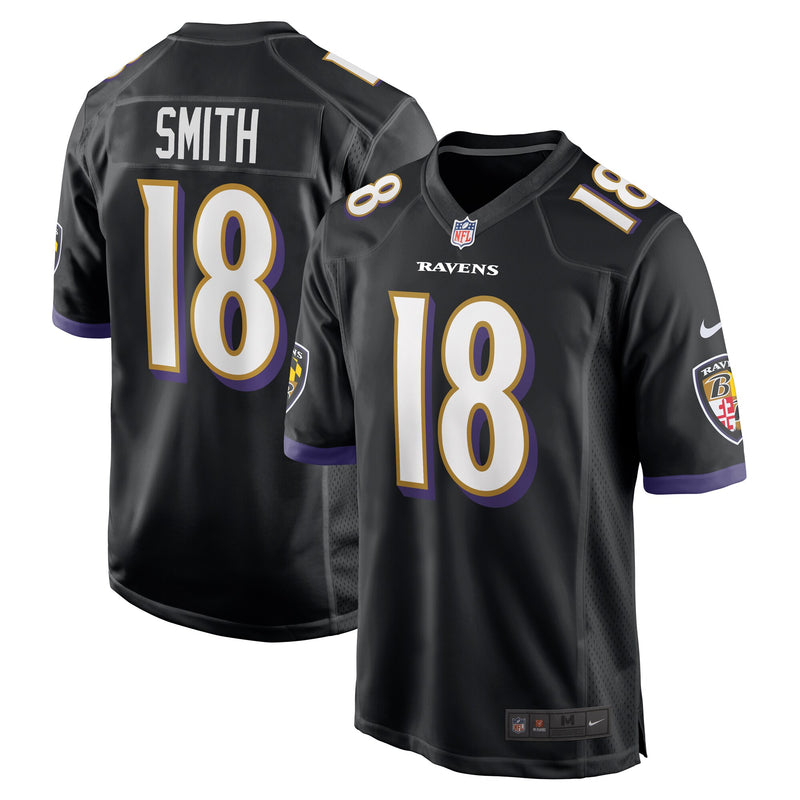 Baltimore Ravens Roquan Smith Black jersey – view 1