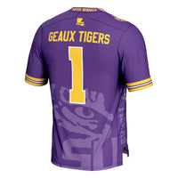 LSU Tigers Icon Print Purple jersey – view 4