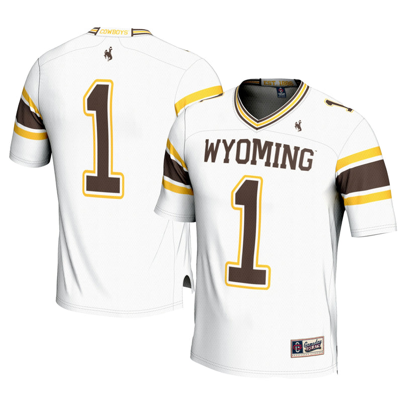 Wyoming Cowboys White jersey – view 1