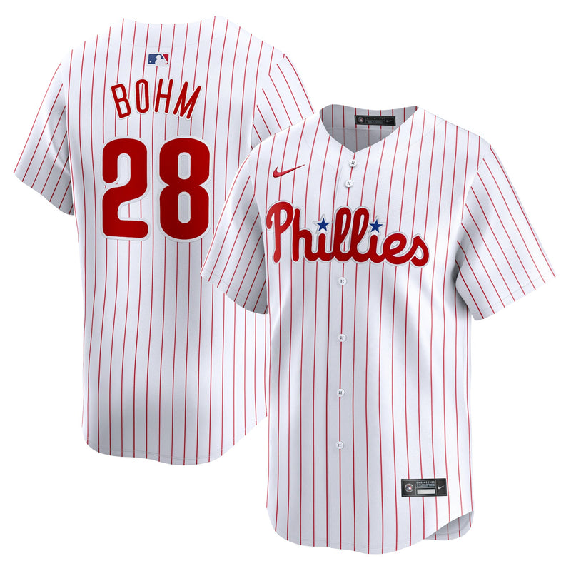 Philadelphia Phillies Alec Bohm White jersey – view 1