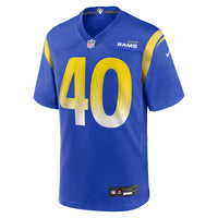 Los Angeles Rams Jesse Luketa Royal jersey – view 3