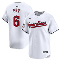 Cleveland Guardians David Fry White jersey – view 1