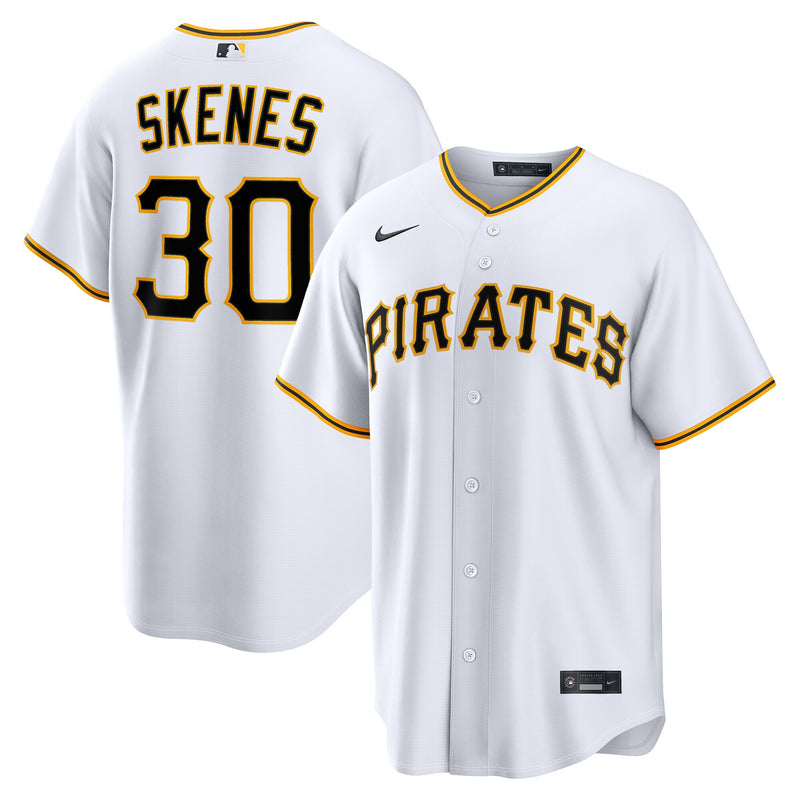 Pittsburgh Pirates Paul Skenes White jersey – view 1
