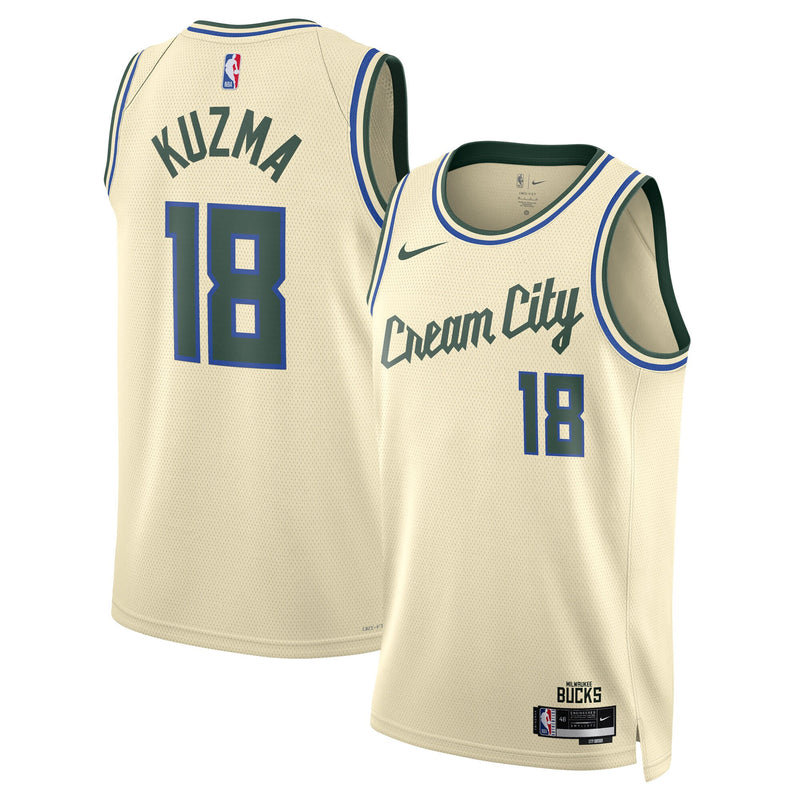 Milwaukee Bucks Cream jersey – view 1