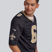 New Orleans Saints Tyler Shough Black jersey – view 10