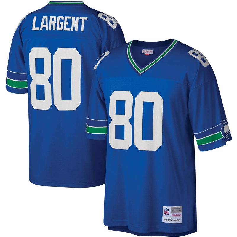 Seattle Seahawks Steve Largent Royal jersey – view 1