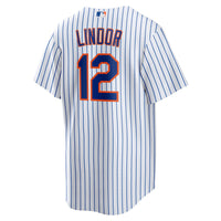 New York Mets Francisco Lindor White jersey – view 4