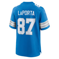 Detroit Lions Sam LaPorta Blue jersey – view 4