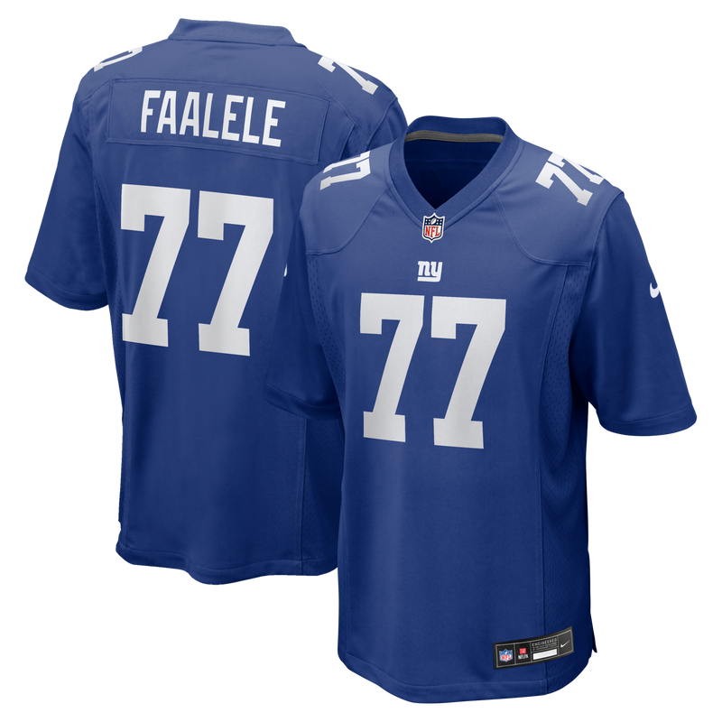 New York Giants Daniel Faalele Royal jersey – view 1