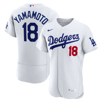 Los Angeles Dodgers Yoshinobu Yamamoto White jersey – view 2