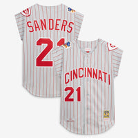 Cincinnati Reds Deion Sanders Gray jersey – view 2