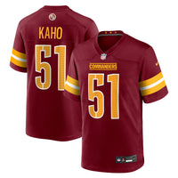 Washington Commanders Ale Kaho Burgundy jersey – view 2