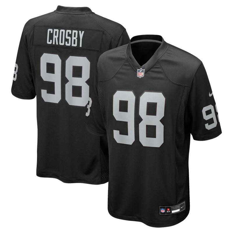 Las Vegas Raiders Maxx Crosby Black jersey – view 1