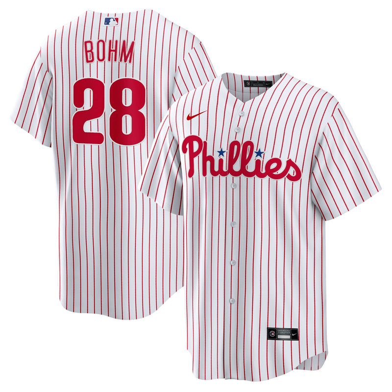 Philadelphia Phillies Alec Bohm White jersey – view 1