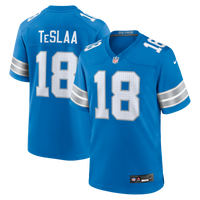 Detroit Lions Isaac TeSlaa Blue jersey – view 1