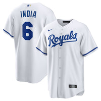 Kansas City Royals Jonathan India White jersey – view 2